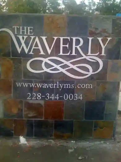 The Waverly property sign in Bay St. Louis, Mississippi
